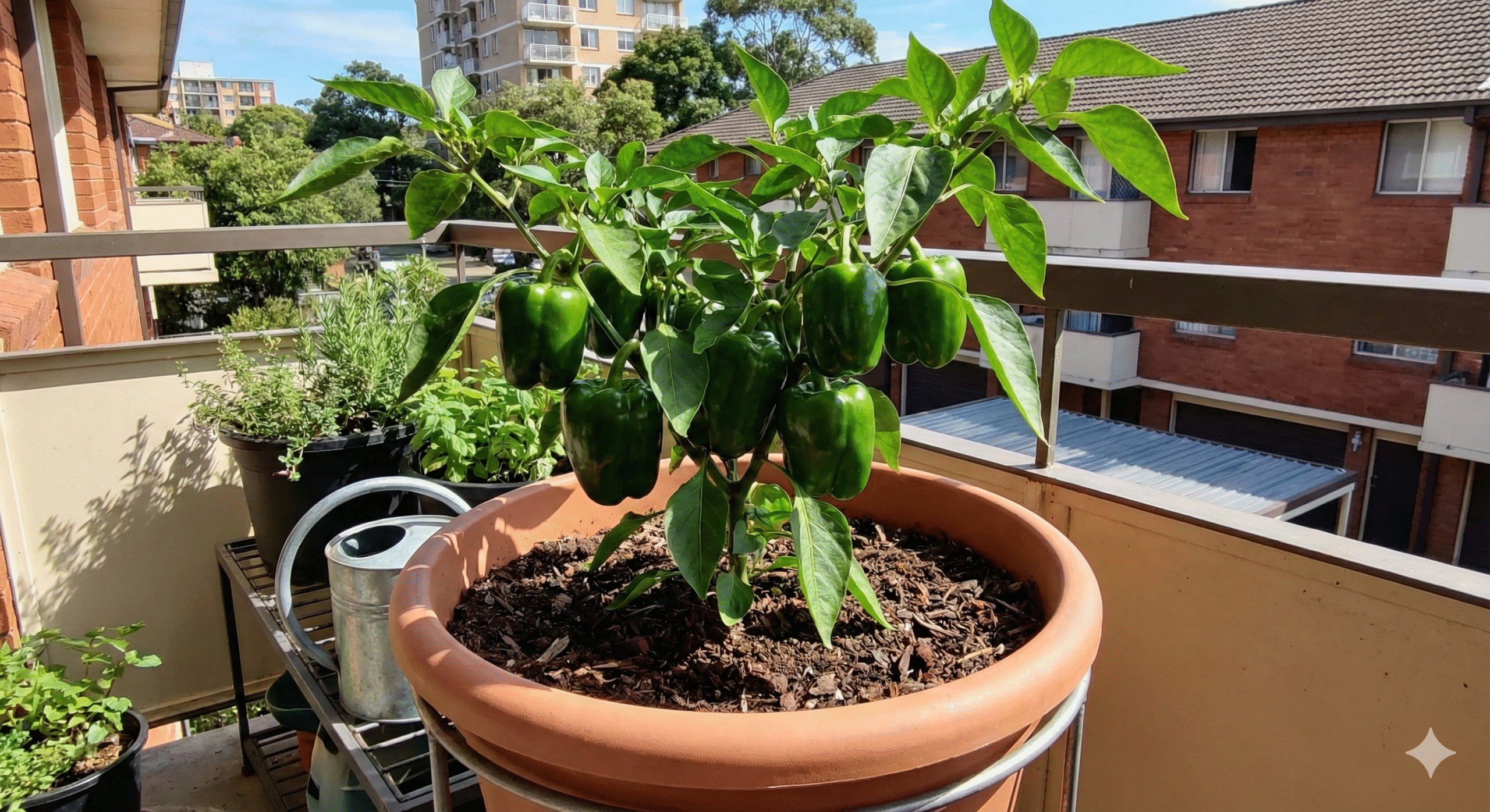 Row Capsicum in Pots, Shimla Mirch in Pot, गमले में शिमला मिर्च, Capsicum Growing Tips, Kitchen Garden, Terrace Garden, Home Gardening, शिमला मिर्च उगाने का तरीका